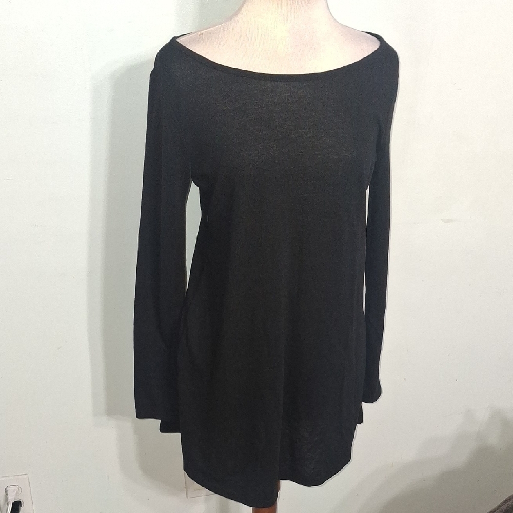 Hype/ Black Long Sleeve Top- W Sz Large